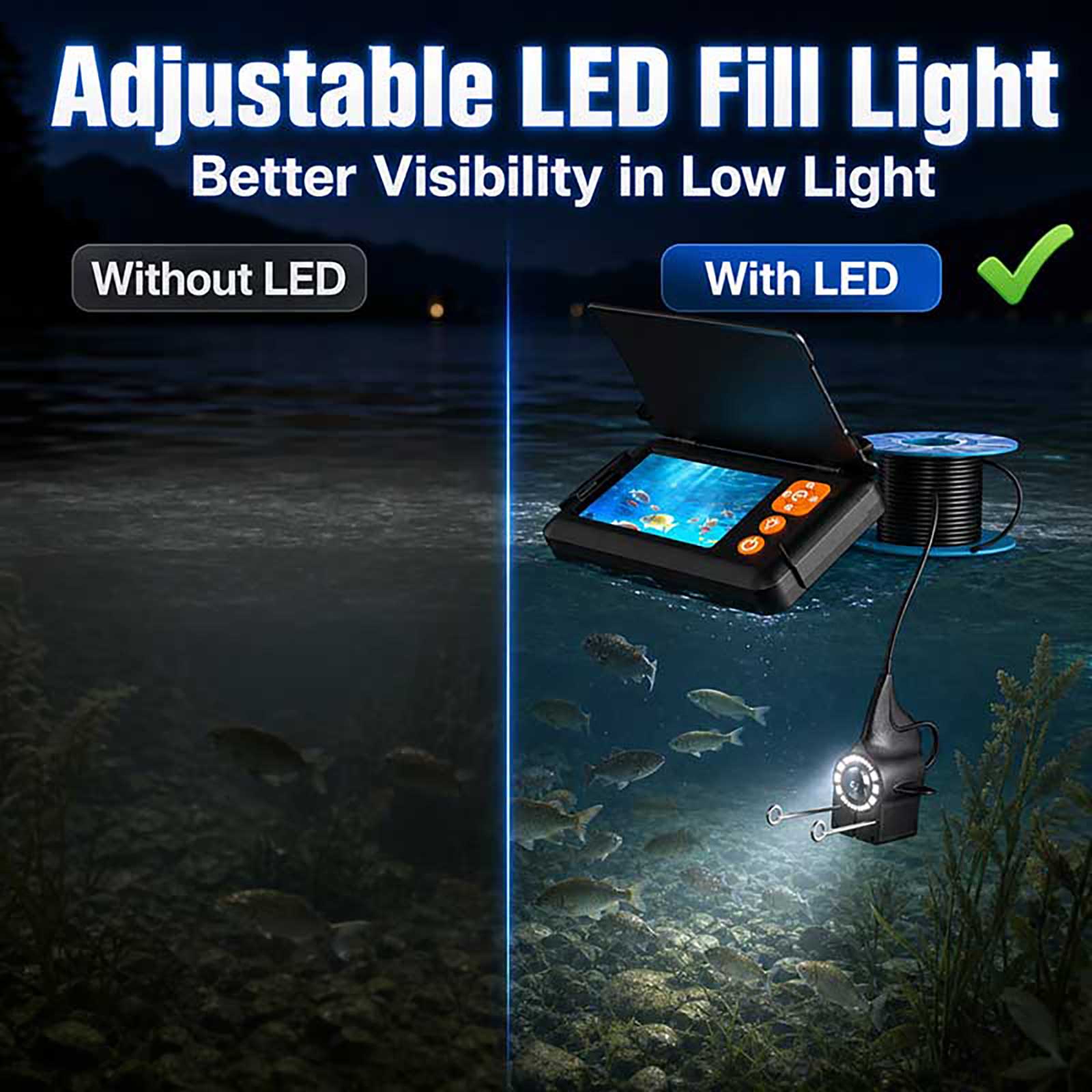 1080P HD Fischfinder Unterwass – Fishing Boat Depth Finder Bewertung und Preis