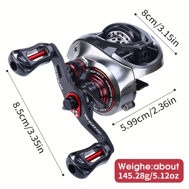 WEIHE Carbon-Körper Baitcastin – Abu Garcia Reel Max Bewertung und Preis