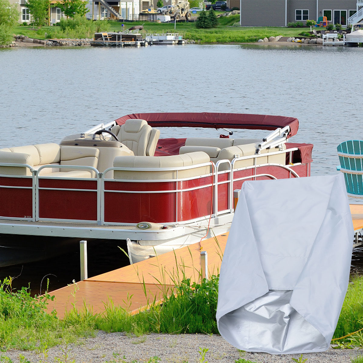 Bootsitzbezug aus weißem Oxfor – Fishing Boat Cover Bewertung und Preis